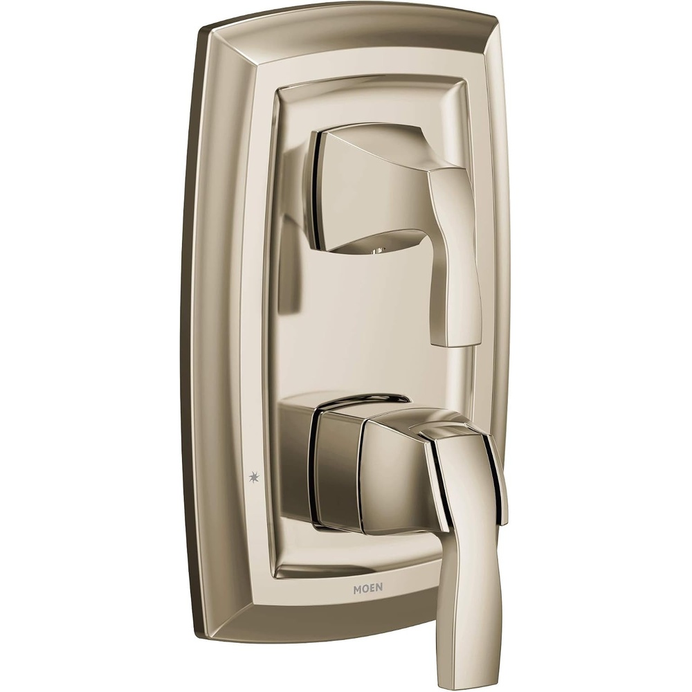 image:imageMoen UT3611 Voss MCORE 3Series 2Handle Shower Trim with Integrated Transfer Valve Valve Required ChromePolished Nickel