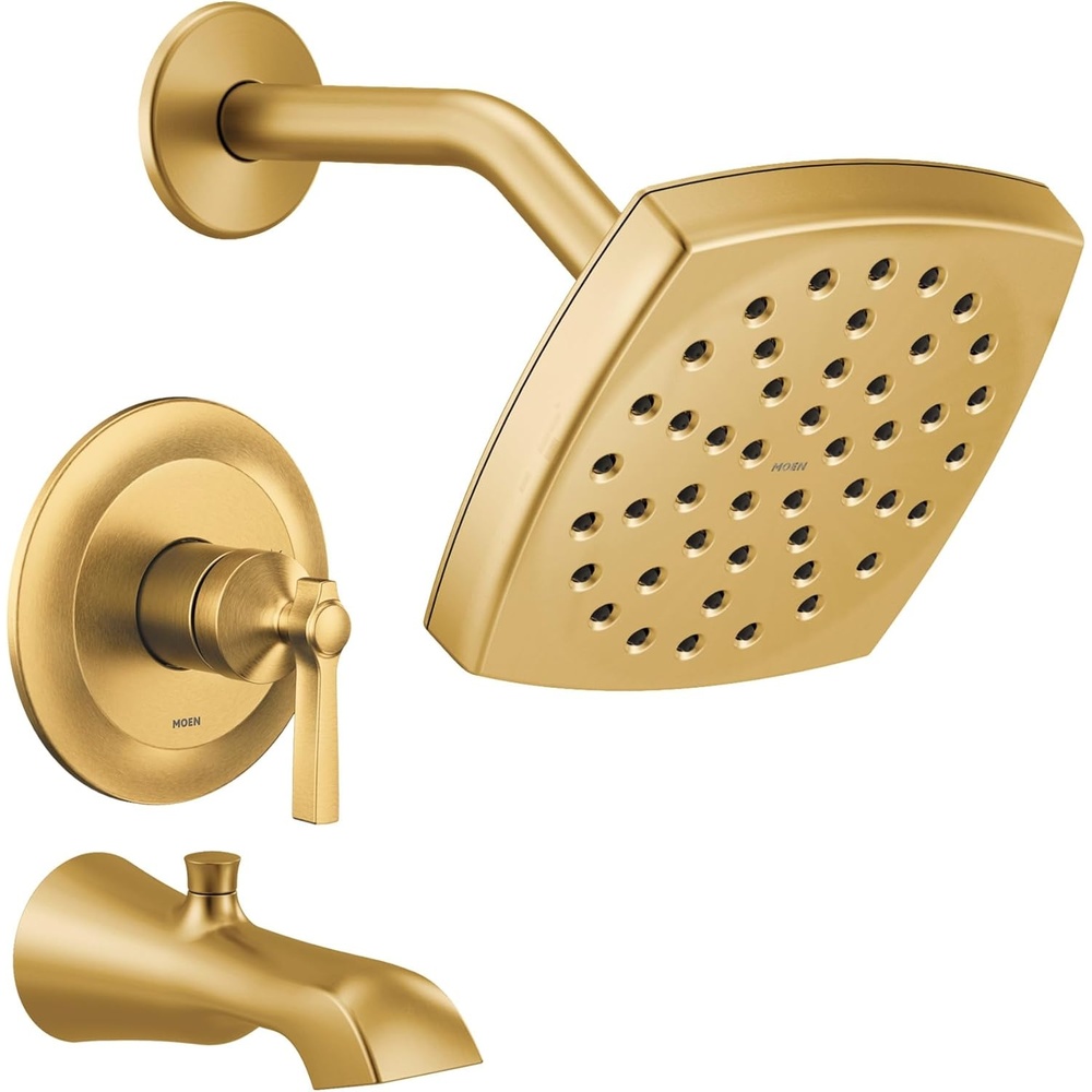 image:imageMoen UTS2913EPBG Flara MCORE 2Series 1Handle Tub and Shower Trim Kit Valve Required Brushed GoldBrushed Gold
