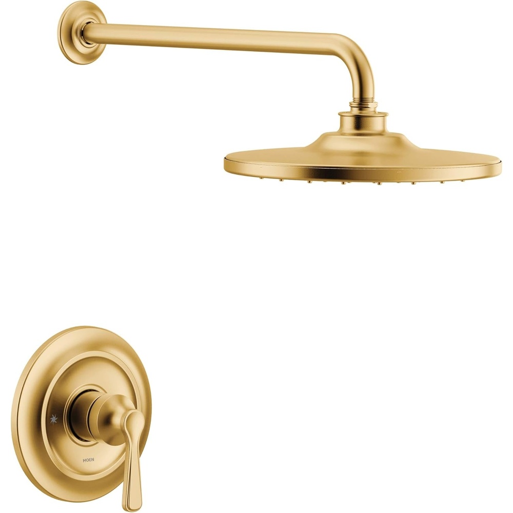 image:imageMoen UTS344302BG Colinet MCORE 3Series 1Handle Shower Trim Kit Valve Required Brushed GoldBrushed Gold