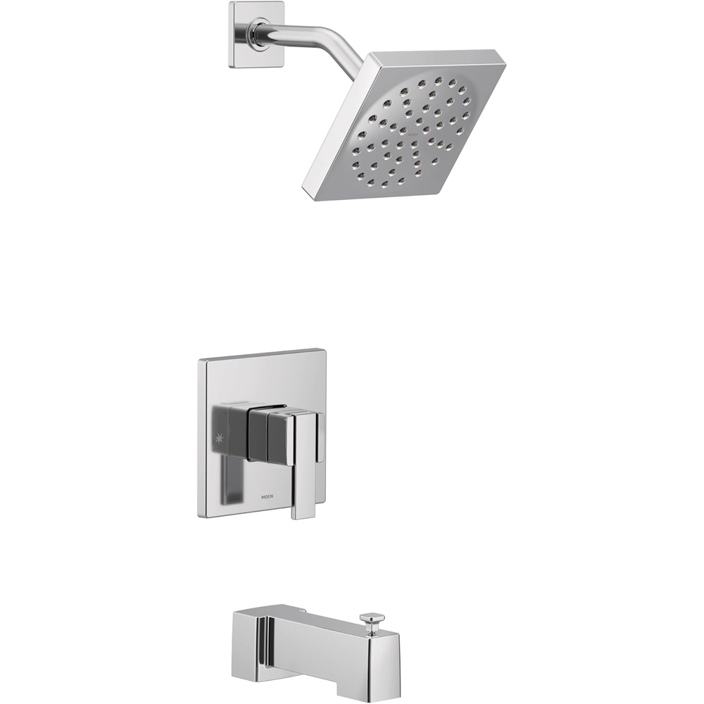 image:imageMoen UTS3713 90 Degree MCORE 3Series 1Handle Tub and Shower Trim Kit Valve Required ChromeChrome