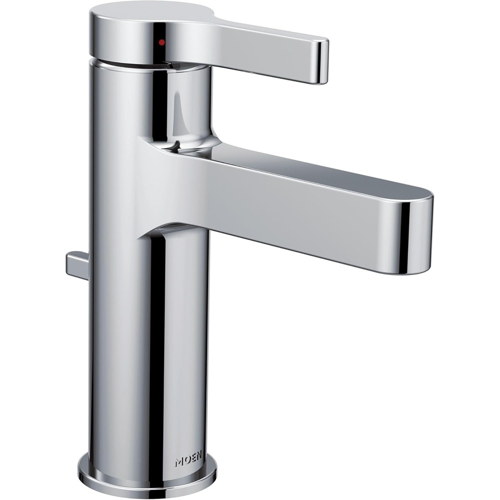 image:imageMoen Vichy Chrome OneHandle Single Hole Modern Bathroom Faucet 6710