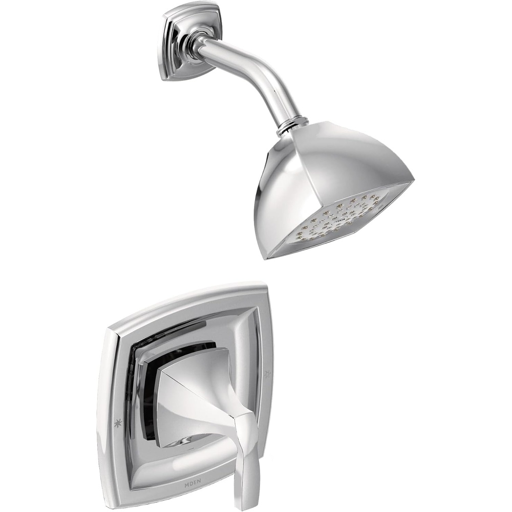 image:imageMoen Voss Chrome PosiTemp PosiTemp Pressure Balancing Shower Trim Kit Valve Required T2692Chrome