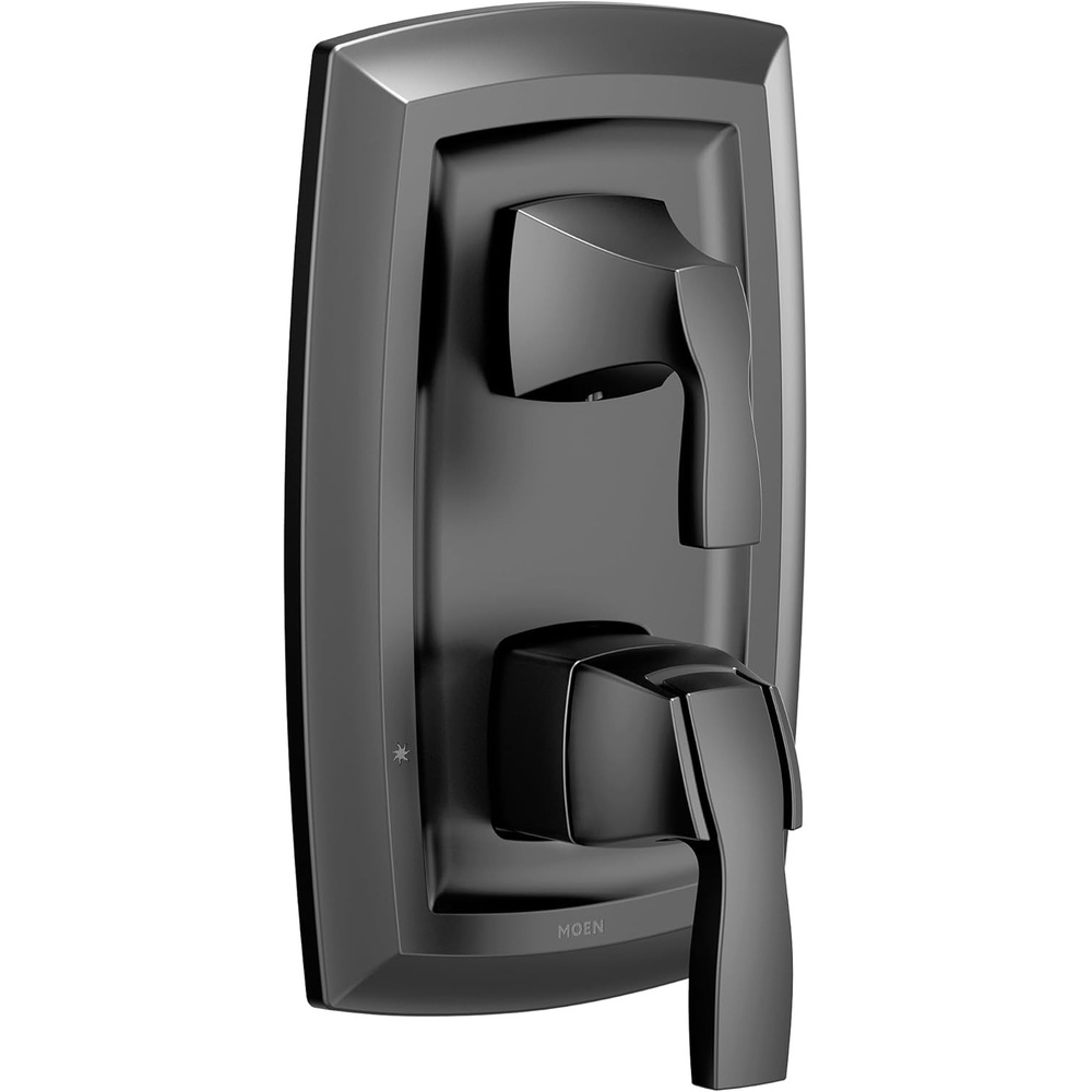 image:imageMoen Voss Matte Black MCORE 3Series 2Handle Shower Trim with Integrated Transfer Valve Valve Required UT3611BL