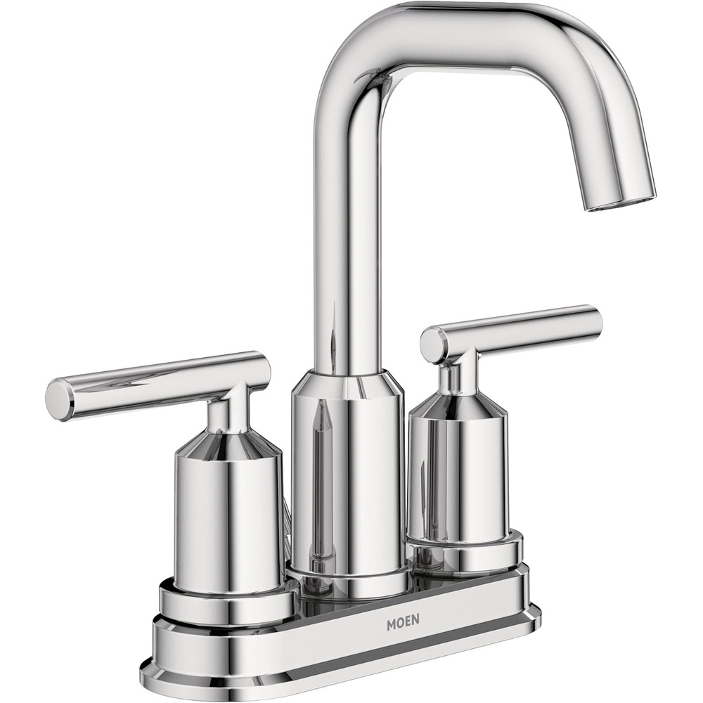 image:imageMoen WS84228 TwoHandle High Arc Bathroom Faucet Chrome