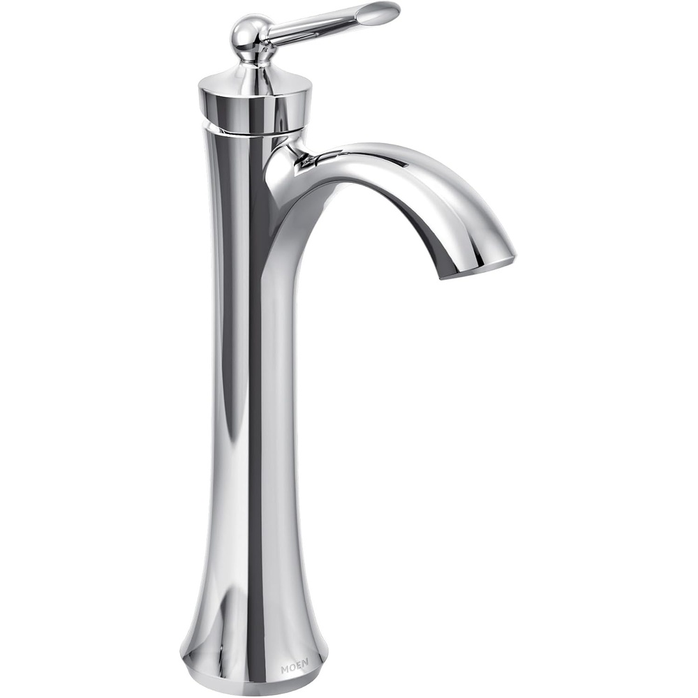image:imageMoen Wynford Chrome OneHandle High Arc Vessel Sink Bathroom Faucet 4507Chrome