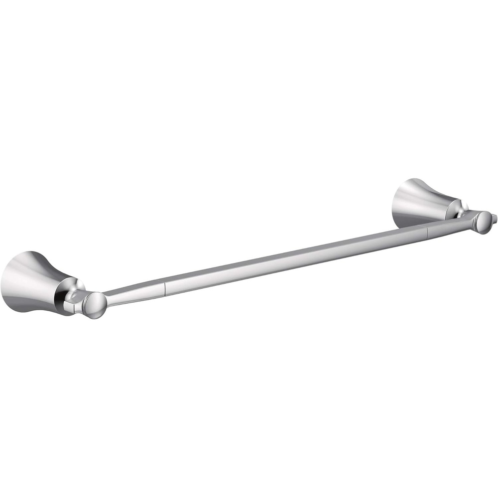 image:imageMoen YB0318CH Flara 18Inch Single Towel Bar ChromeChrome