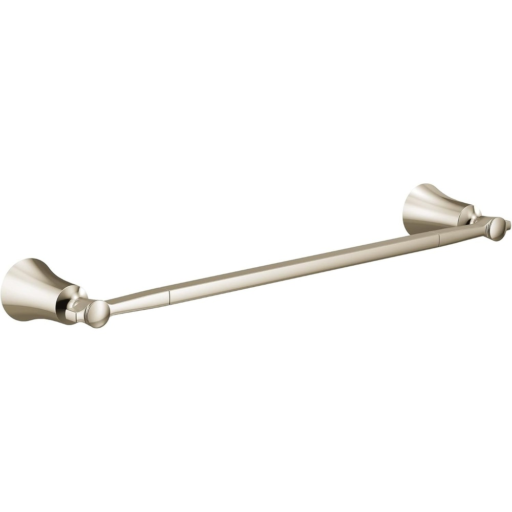image:imageMoen YB0318CH Flara 18Inch Single Towel Bar ChromePolished Nickel