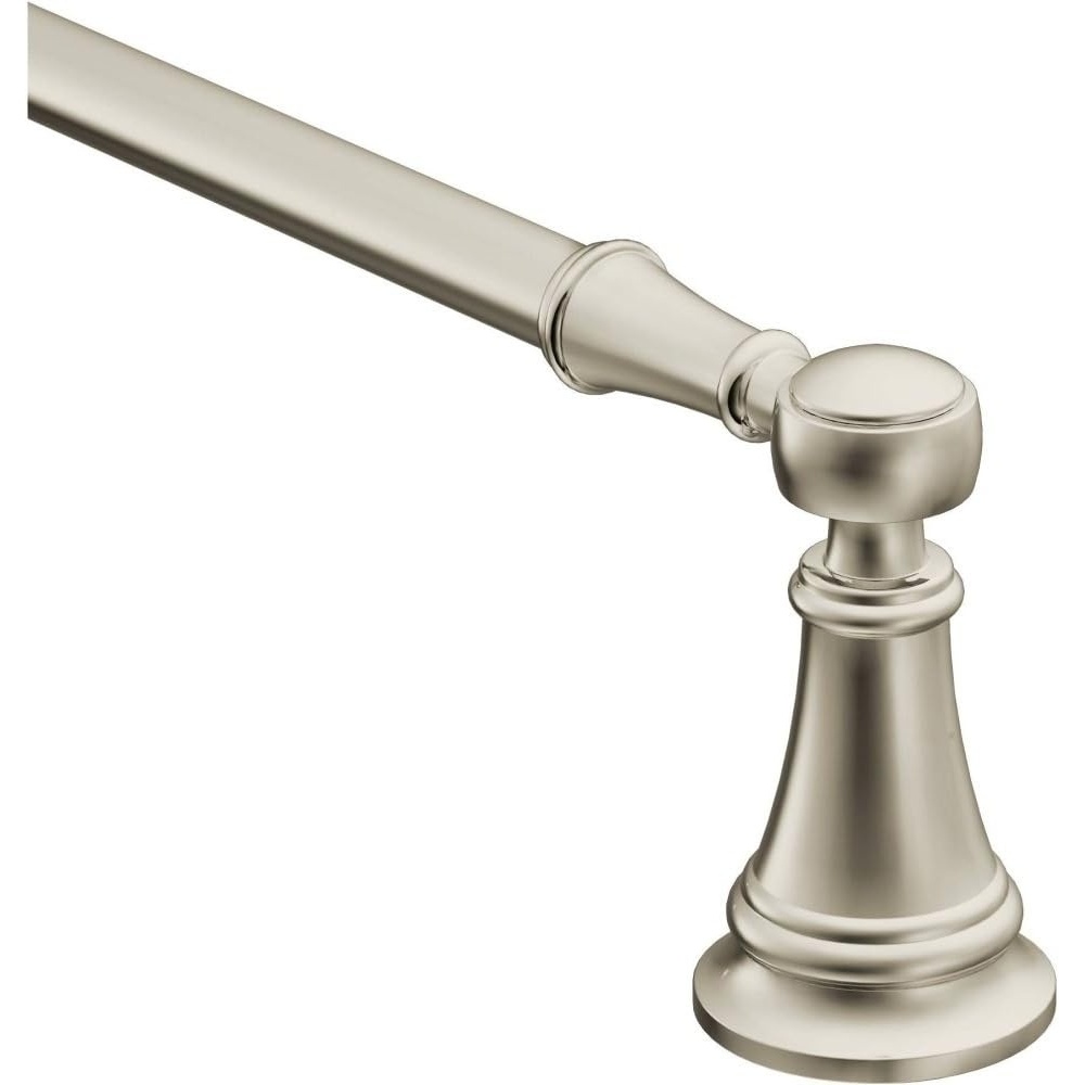image:imageMoen YB8424BG Weymouth 24Inch Single Towel Bar Brushed GoldPolished Nickel