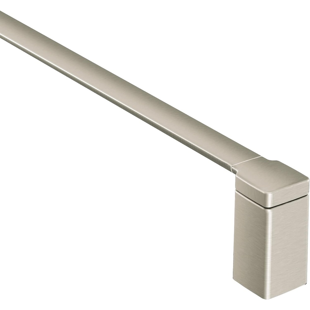image:imageMoen YB8824BN 90 Degree Modern 24Inch Bathroom Single Towel Bar Brushed nickel