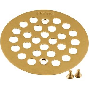 Moen 101664BG 4-1/4-Inch Screw-In Shower Strainer, Brushed Gold