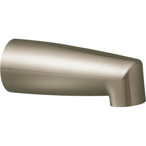 Moen 3829 Non-Diverter 1/2-Inch CC Slip-Fit Tub Filler Spout, Chrome(Brushed Nickel)