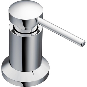 Moen 3942SRS Kitchen Soap Dispenser, Spot Resist Stainless | Refillable design, Deck-mounted installation, Built-in sink accessory, Spot resist stainless finish(Chrome)