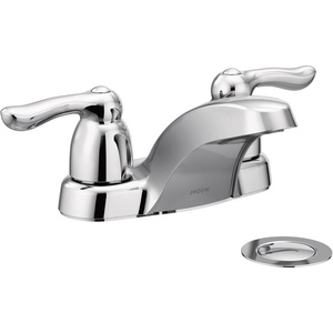 Moen 4925 Chateau Two-Handle Low Arc Bathroom Faucet, Chrome