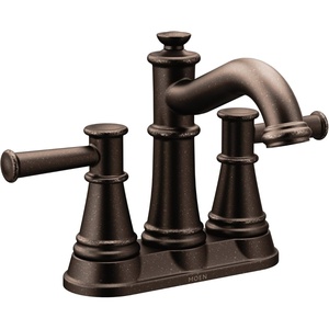 Moen 6401ORB Belfield Two-Handle Centerset Bathroom Faucet, Oil Rubbed Bronze