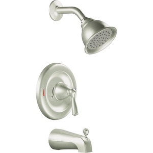 Moen 82733SRN Posi-Temp Pressure Balanced Tub and Shower Trim, Spot Resist Brushed Nickel