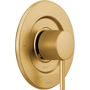 Moen Align Chrome Moentrol Volume Control Modern Shower Faucet Lever Handle, Valve Required, T3291(Brushed Gold)