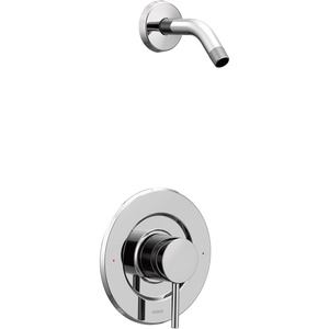 Moen Align Chrome Posi-Temp Pressure Balancing Modern Shower Trim Kit without Showerhead, Valve Required, T2192NH(Chrome)