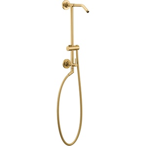 Moen Annex Chrome Shower Slidebar and Shower Hose System Trim, Valve Required, TS3661NH(Brushed Gold)