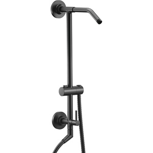 Moen Annex Chrome Shower Slidebar and Shower Hose System Trim, Valve Required, TS3661NH(Matte Black)