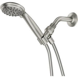 Moen Attune Shower Head with Handheld Sprayer, 6 Handheld Shower Head Spray Settings, Spot Resist Brushed Nickel Finish, 218H0SRN((Pack of 1))