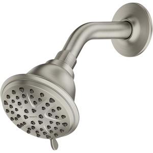 Moen Attune Shower Head with Handheld Sprayer, 6 Shower Head Spray Settings, Chrome Finish, 218H0(Brushed Nickel)