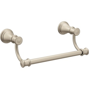 Moen Belfield Oil Rubbed Bronze 9-Inch Bathroom Hand -Towel Bar, YB6486ORB(Brushed Nickel)