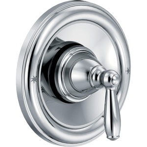 Moen Brantford Chrome Posi-Temp Pressure Balancing Traditional Tub and Shower Lever Handle, Valve Required, T2151(Chrome)