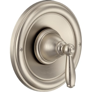 Moen Brantford Posi-Temp Trim Kit, T2151BN | Tub and shower trim kit, 1-handle control, Posi-Temp cycling valve only, Brushed nickel finish, Valve required(1 Count)