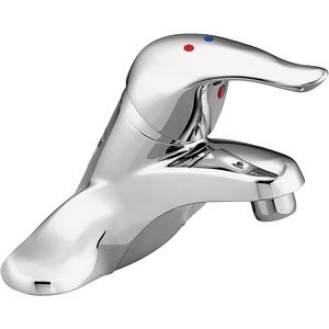 Moen Chateau Chrome Single Handle Bathroom Faucet Without Drain Assembly, L4605(0.5)