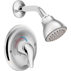 Moen Chateau Chrome Single Handle Posi-Temp Shower Faucet, Valve Included, L2352(.5)