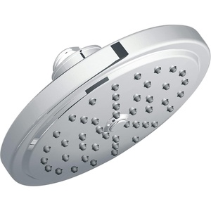 Moen Chrome 7-Inch Single Function Shower Head with Immersion Rainshower Technology, S176((Pack of 1))