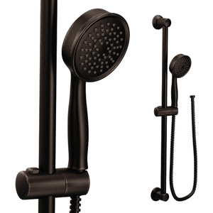 Moen Chrome Eco-Performance Detachable Handheld Showerhead with 69-Inch-Long Hose Featuring 24-Inch Slide Bar, 3668EP(Oil Rubbed Bronze)