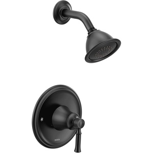 Moen Dartmoor Matte Black Posi-Temp Bathroom Tub Faucet Trim Only Kit, T2182BL