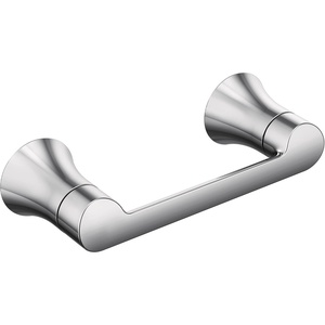 Moen Doux Matte Black Pivoting Toilet Paper Holder, YB0208BL(Chrome)