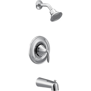 Moen Eva Chrome Posi-Temp Tub and Shower Trim Kit, Valve Required, T2133(Chrome)