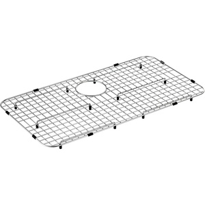 Moen GA780B Stainless Steel Sink Rack Bottom Grid for 29″ x 16″ Kitchen Sinks with Rear Drain and Protective Feet