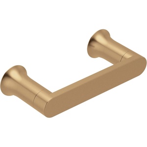 Moen Genta LX Brushed Nickel Modern Wall Mount Pivoting Toilet Paper Holder, Modern Toilet Roll Holder for Bathroom, BH3808BN(Bronzed Gold)
