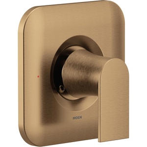 Moen Genta LX Chrome 1-Handle Posi-Temp Pressure Balancing Modern Valve Trim Kit, Valve Required, T2471(Bronzed Gold)