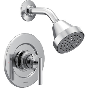 Moen Gibson Chrome Posi-Temp Pressure Balancing Eco-Performance Modern Shower Trim, Valve Required, T2902EP(Chrome)