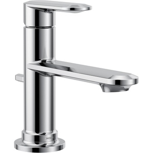 Moen Greenfield Chrome Single Handle One Hole Bathroom Sink Faucet, 6504