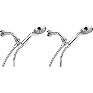 Moen Ignite Chrome Hand Held Shower Head Package With 2.5 GPM High Pressure Spray, 20091(Pack of 2)