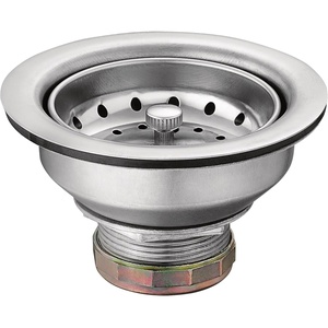 Moen Kitchen Sink Strainer Basket with Drain Assembly, Stainless Steel, 22036(Stainless)