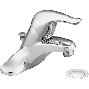 Moen L4625 Chateau One-Handle Low Arc Bathroom Faucet, Chrome(0.375)