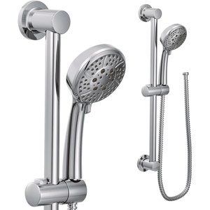 Moen Matte Black Eco-Performance 4-Spray Pattern Detachable Handheld Showerhead with 69-Inch-Long Hose and 30-Inch Slide Bar, 3669EPBL(Chrome)