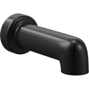 Moen Matte Black Level Tub Spout, 3892BL(Matte Black)