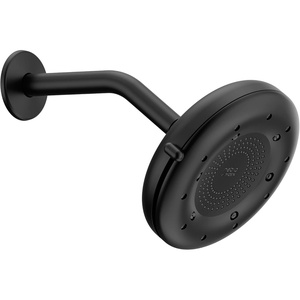 Moen N400R0BL Quattro Rainshower Showerhead with Four Unique Shower Experiences, Matte Black
