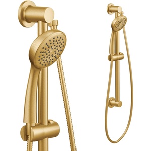 Moen Oil Rubbed Bronze Eco-Performance Detachable Handheld Showerhead with 24-inch Slide Bar and 69-inch Hose, 3868EPORB(Brushed Gold)