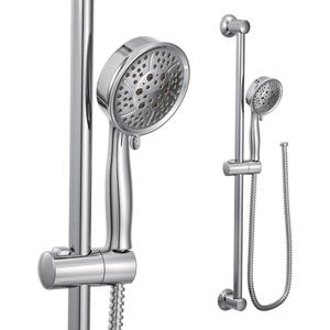 Moen Polished Nickel Eco-Performance Handheld Showerhead with 69-Inch-Long Hose Featuring 30-Inch Slide Bar, 3667EPNL(Chrome)