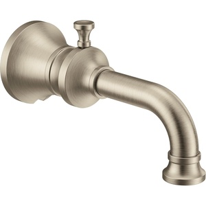 Moen S5000 Colinet Traditional Diverter Tub Spout with Slip-fit CC Connection, Chrome(Brushed Nickel)