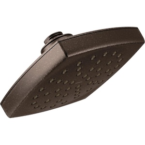 Moen S6365EPBN Voss 6″ Single-Function Eco-Performance Rainshower Showerhead with Immersion Technology, Brushed Nickel(Oil Rubbed Bronze)